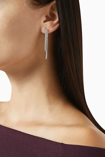 Double Drop Earrings in Sterling Silver