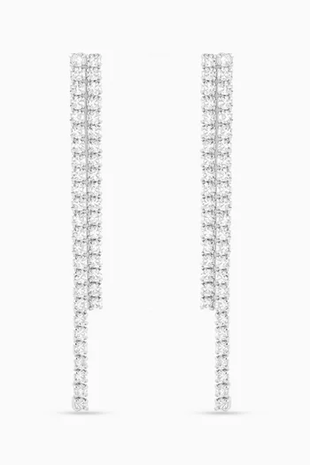 Double Drop Earrings in Sterling Silver