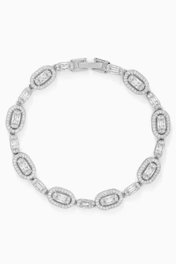 Crystal Bracelet in Sterling Silver