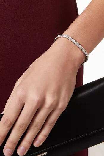 Crystal Bracelet in Sterling Silver