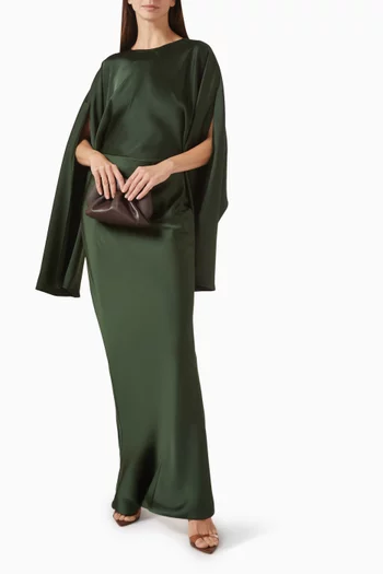 Reverse Obie Gown in Satin