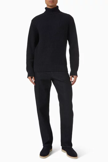 سترة بياقة مطوية قطن عضوي