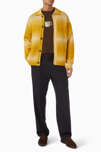 Loose Fit Pants in Wool-blend