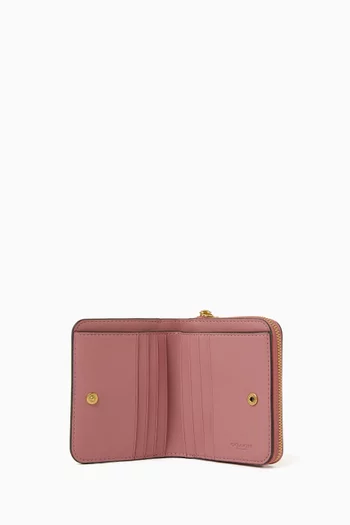 Charms Zip Wallet in Spazzolato Leather