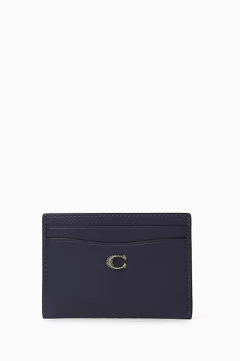 حافظة بطاقات جلد