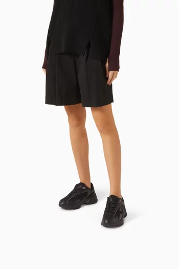 Speed Runner Sneakers in Mesh & Leather