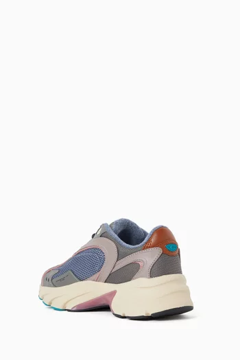 Speed Runner Sneakers in Mesh & Leather