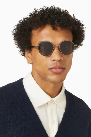 نظارة شمسية ليو اي 2 بإطار ستانلس ستيل