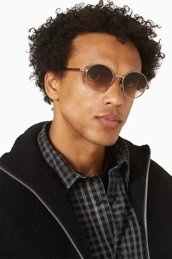 نظارة شمسية ليو اي 52 بإطار ستانلس ستيل