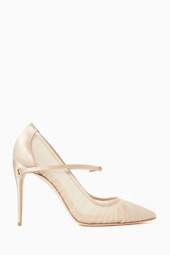Lorenzo 105 Pumps in Tulle & Satin