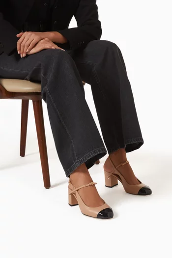 Mattia 65 Slingback Pumps in Leather