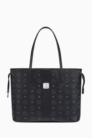 Medium Reversible Liz Shopper Tote Bag in Visetos Monogram Canvas