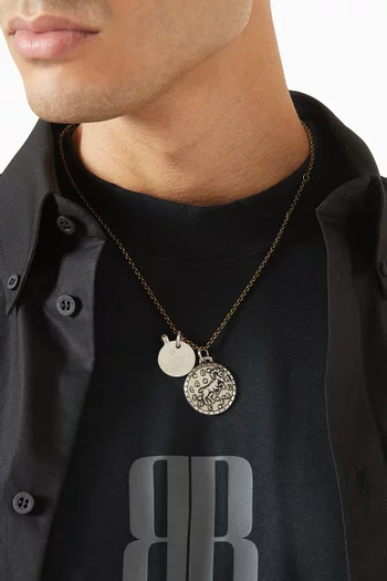 Horoscope Aries Necklace in Recycled-brass