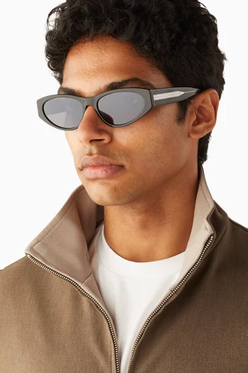 نظارة شمسية بليد بإطار غير منتظم