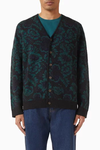 كارديغان ألبان مزيج صوف