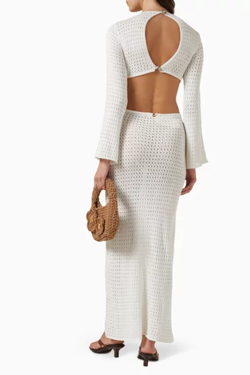 فستان إيلورا منسوج من مزيج مودال