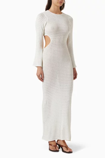 فستان إيلورا منسوج من مزيج مودال