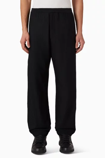 Embroidered Logo Sweatpants in Mesh