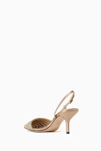 حذاء كلاسيك بسير خلفي ستان