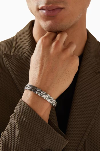 Braided Effect Cuff Bracelet
