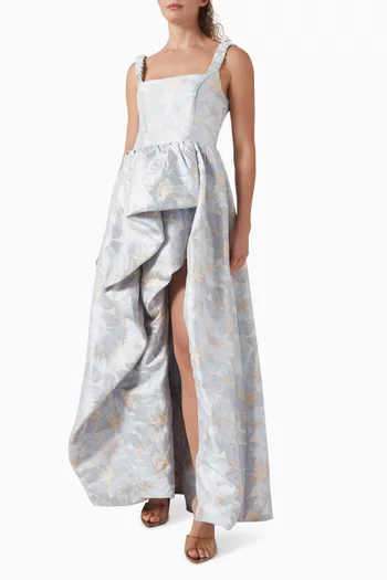Fiorella Gown in Jacquard