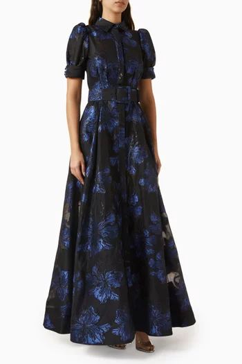 Alexandra Floral-print Gown