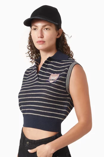 كاب بيسبول بشعار الماركة قطن