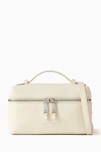 Vanity Top Handle Bag in Leather