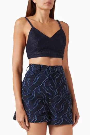 حمالة صدر بأزرار دينم