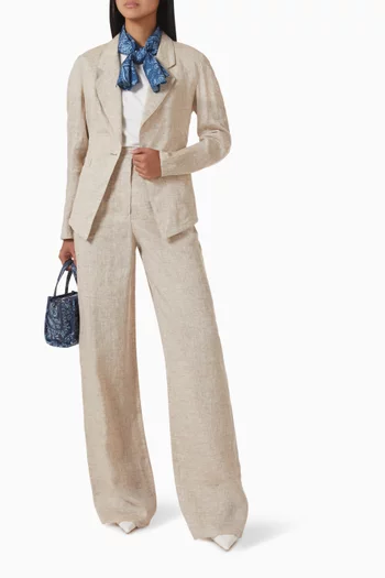 تي شيرت بوشاح عند الرقبة قطن