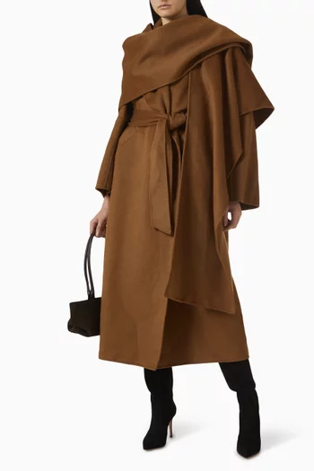 معطف مارلو مزيج صوف