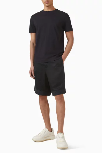 Paisley Print Bermuda Shorts