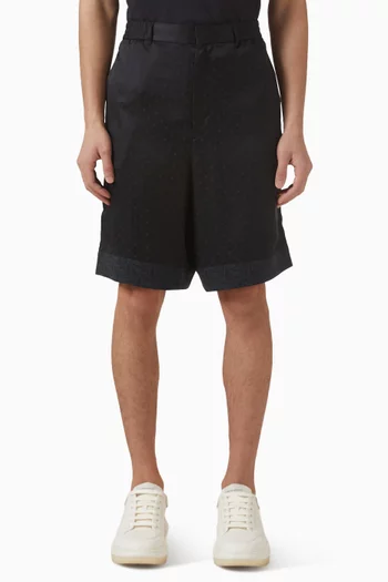 Paisley Print Bermuda Shorts