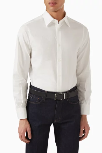 Reversible Belt in Saffiano Leather