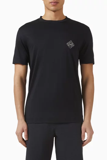 Logo Patch T-shirt in Cotton