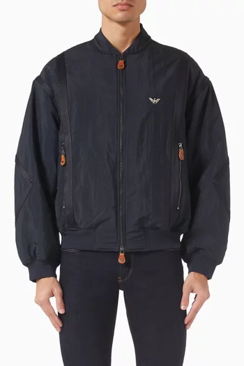 Passementerie-tape Bomber Jacket in Nylon