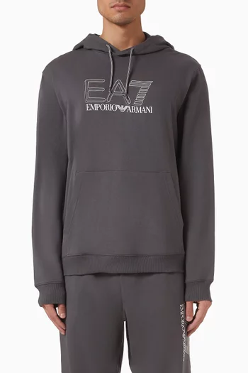 Logo Hoodie in Cotton