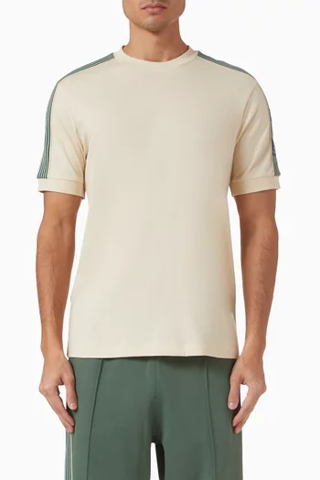Colour-block Logo T-shirt in Cotton-blend
