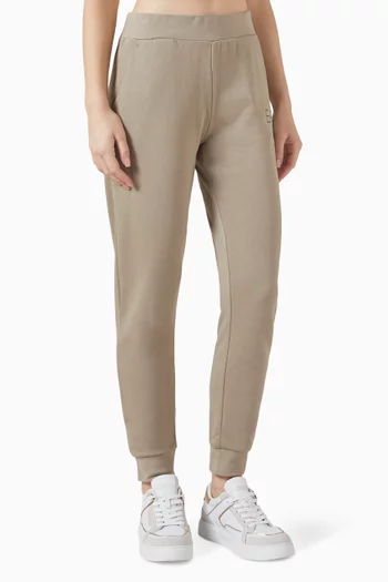 Embellished Logo Slim-fit Pants in Jersey