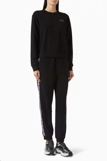 Logo Tracksuit Set in Cotton-blend