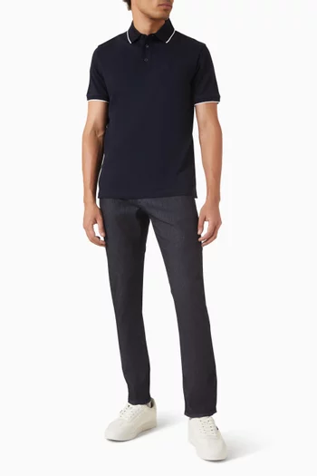 بنطال جينز جيه 06 بقصة ضيقة دينم