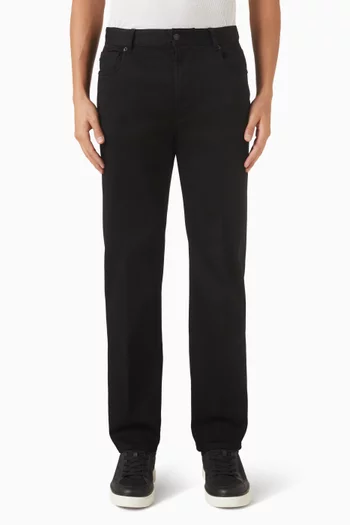 بنطال جينز J76‏ بقصة ساق مستقيمة دينم