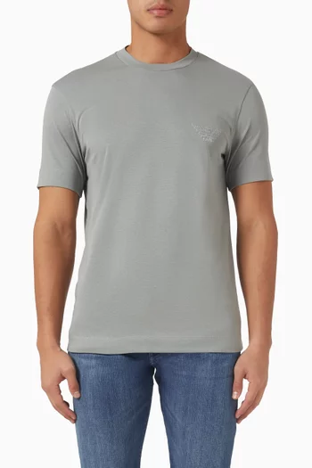 تي شيرت بشعار الماركة قطن