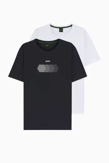 T-shirt in Stretch Cotton, Set of 2
