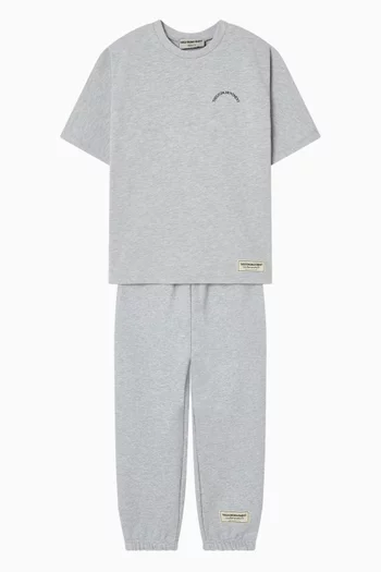 Logo T-shirt in Organic Cotton-jersey