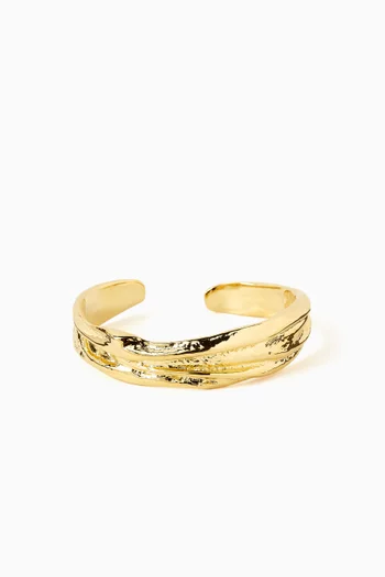 سوار كاميلا نحاس مطلي ذهب عيار 18