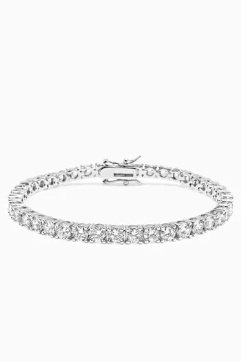 Tennis Bracelet in Stainless Steel