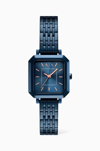 Leila Stainless Steel Watch , 27 x 26mm