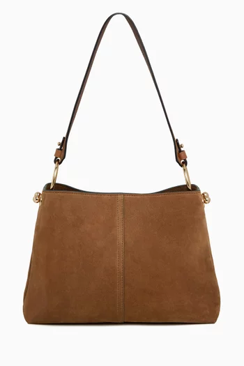 Lana Hobo Shoulder Bag in Suede