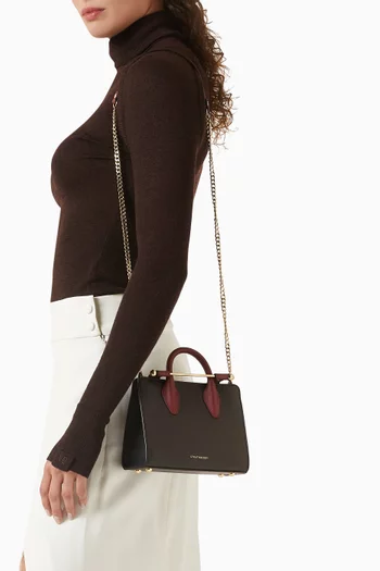 حقيبة يد ميني جلد عجل